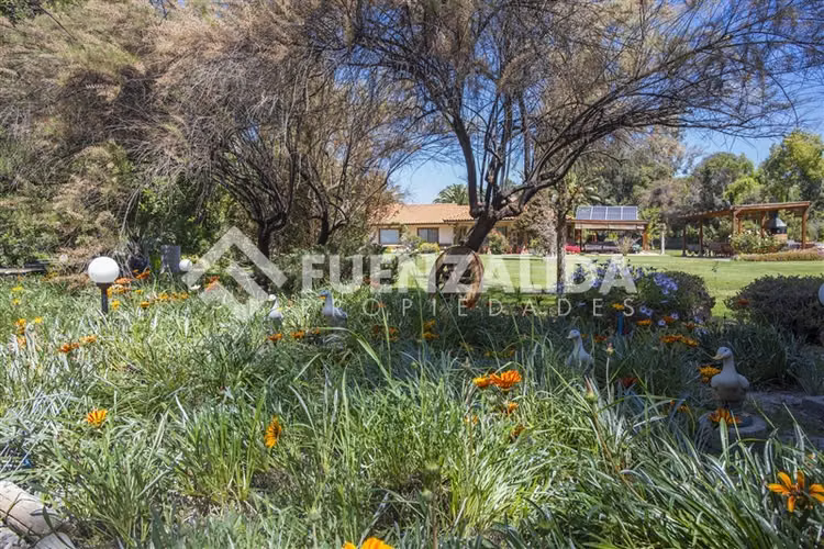 Parcela venta en Batuco, 4 dormitorios y 5 baños. Piscina.