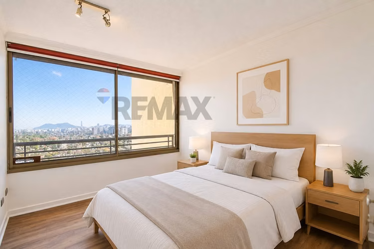 Depto 3d + servicio | las condes vista despejada
