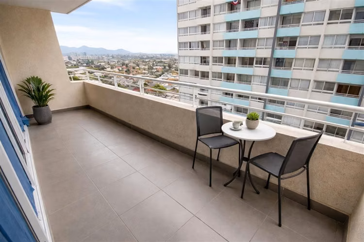 Departamento en venta de 1 dorm. en La Cisterna