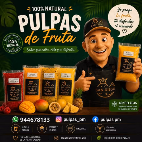 PULPAS DE FRUTA NATURAL