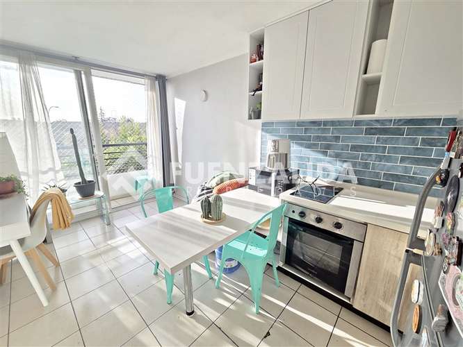 Departamento en venta de 1 dorm. en Santiago vista despejada