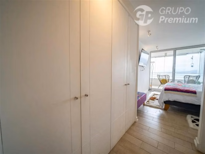 Amplio departamento con VISTA AL MAR de 3D2B en concon