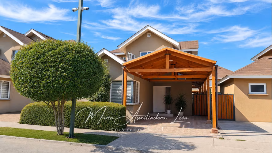 Casa modelo Loica ampliada en Condominio El Cedro | 3D 3B