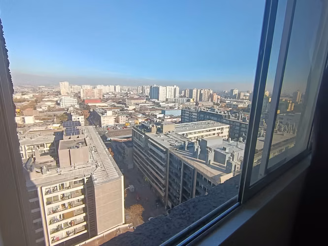 Depto en corazón de Stgo, Av. Arturo Prat 602. Piso 17