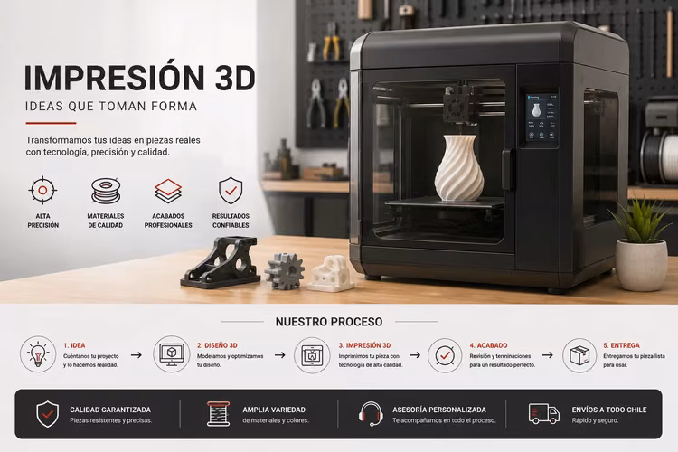 Servicio de impresiones 3D para empresas