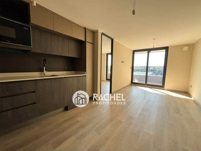 SE ARRIENDA SOLEADO DEPTO 1D MODERNO CONDOMINIO PONTEVEDRA- Portal de la Frontera