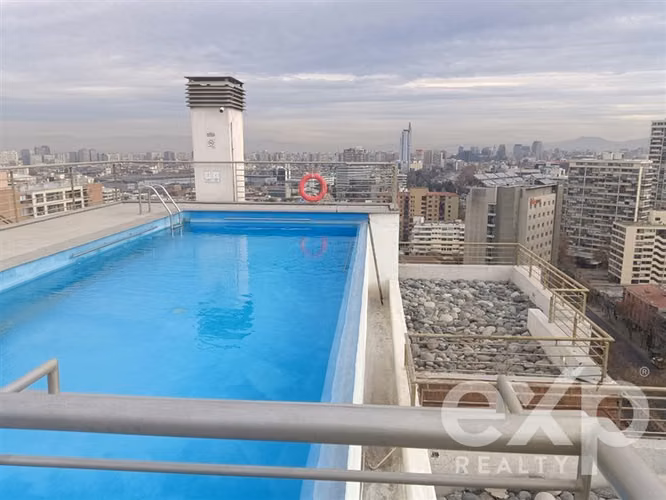 Departamento en venta de 1 dorm1 baño, Dúplex en Providencia