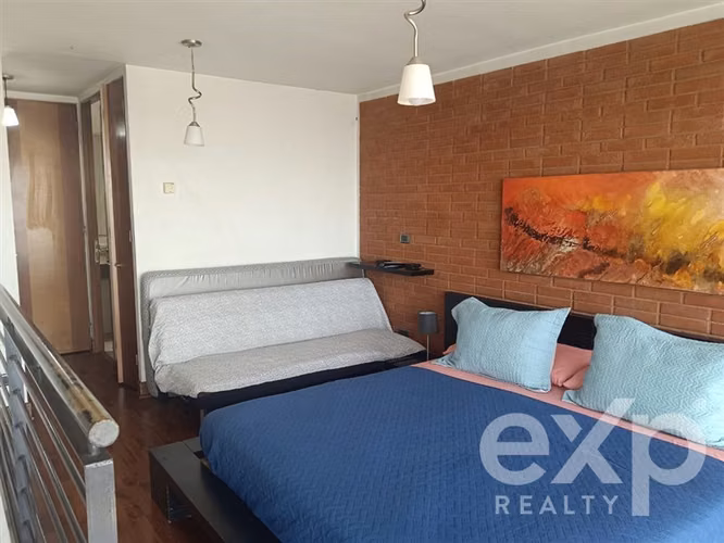 Departamento en venta de 1 dorm1 baño, Dúplex en Providencia