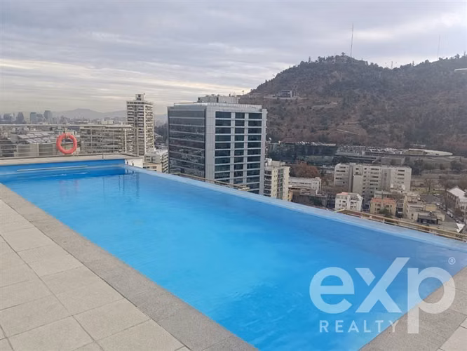 Departamento en venta de 1 dorm1 baño, Dúplex en Providencia