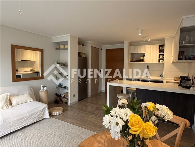 Departamento 1D1B en Condominio al lado del Colegio Alemán