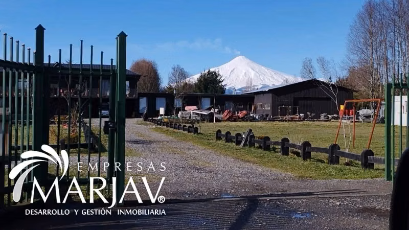 Arriendo casa con hermosa vista al volcan