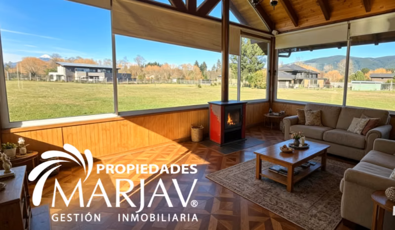 Venta Casa 3D 3B, en Parcela de 5.000 m2 -Villarrica