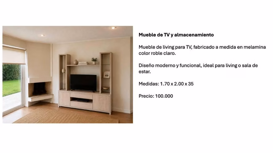 Vendo Mubles por Cambio de Casa