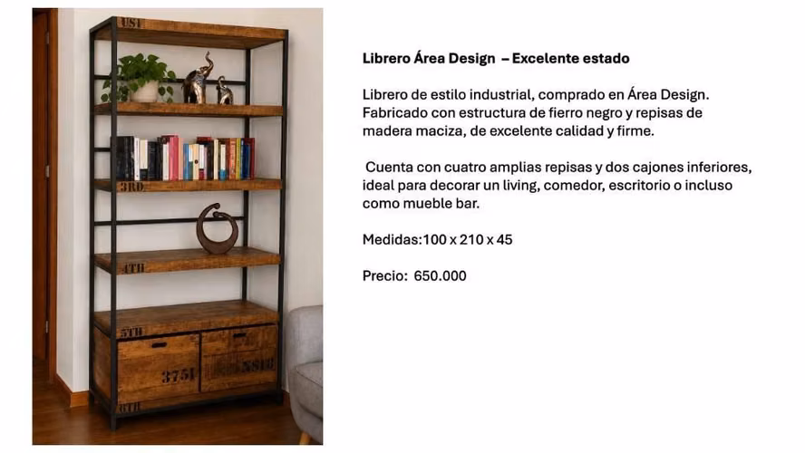 Vendo Mubles por Cambio de Casa