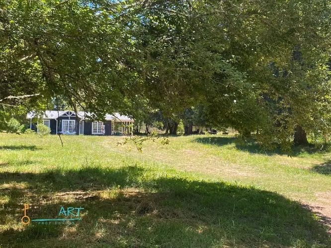 Parcela con orilla de río y casa en sector Pelales, Freire