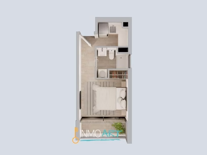 Arriendo depto Estudio amoblado 1 dorm .Edif Life, Temuco