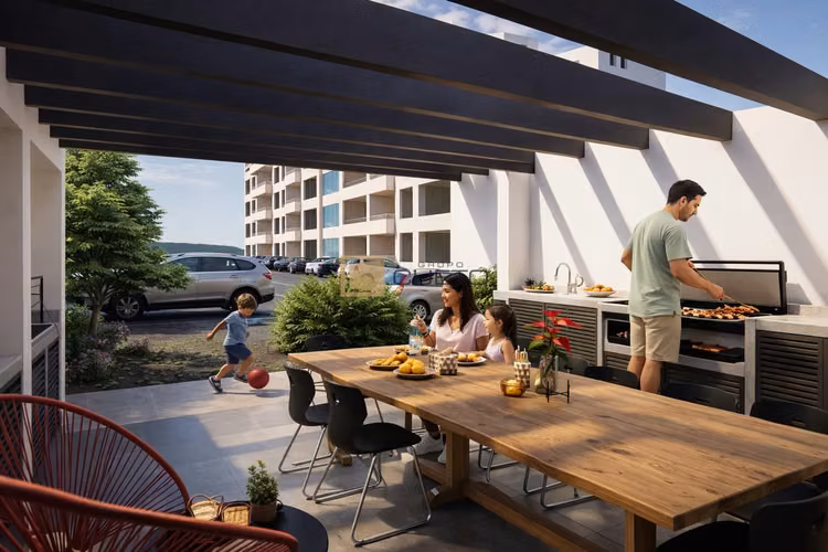Departamentos en Venta 2D, 1B en Barrio Norte de Villa alemana