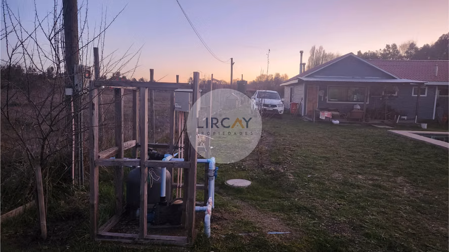 A solo 15 minutos de Talca, Parcela con Casa de 125 mts, luz y agua, todo!