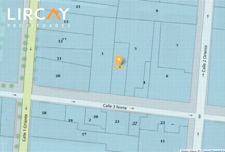 Vende terreno con casa en centro de Talca