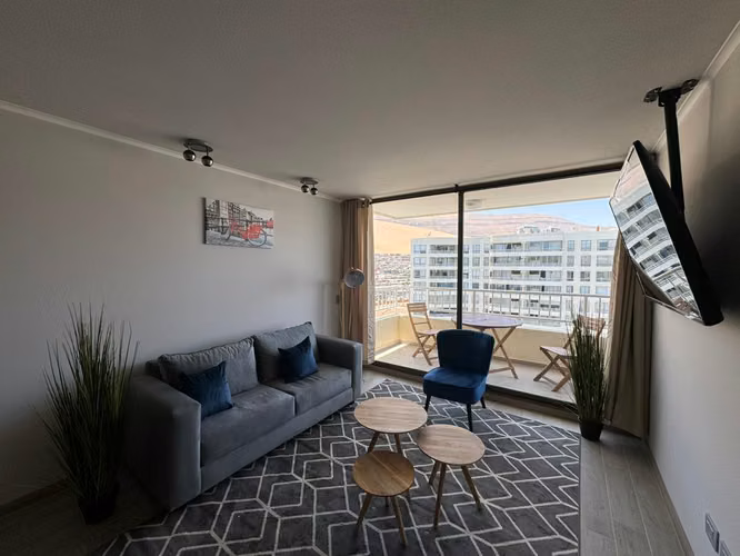 Arriendo Dpto frente al mar 1D 1B 1E