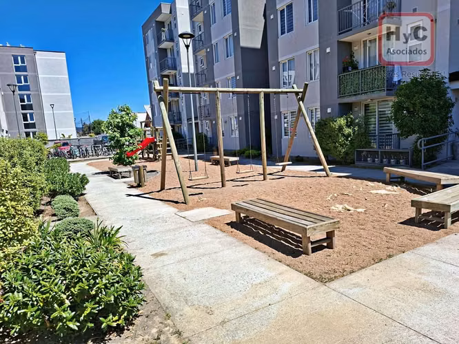 Hermoso departamento 3 dormitorios 1 baño con estacionamiento en Chiguayante