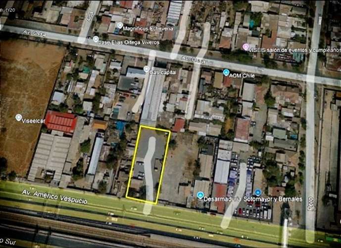 Sitio de 1.537 m2 en venta en La Cisterna, ERZ