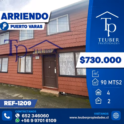 Se Arrienda casa en calle Rosario