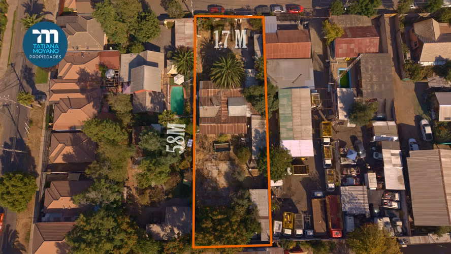 Terreno 985 mts2 calle Amunategui La Florida