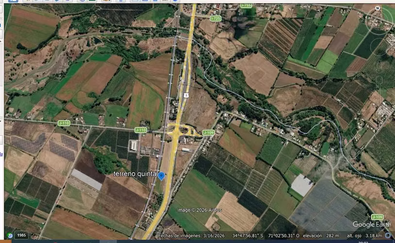 Cruce quinta 17.700m2, terreno comercial (176333)