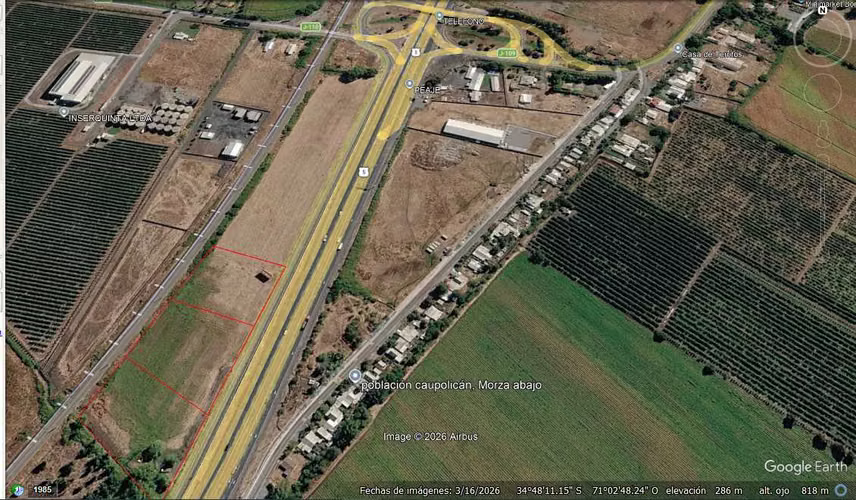Cruce quinta 17.700m2, terreno comercial (176333)