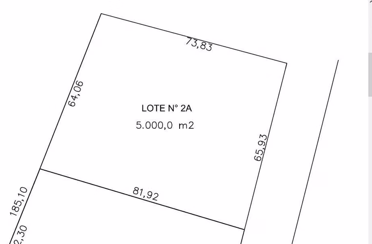 Cruce quinta, 5.000m2, terreno comercial (176267)