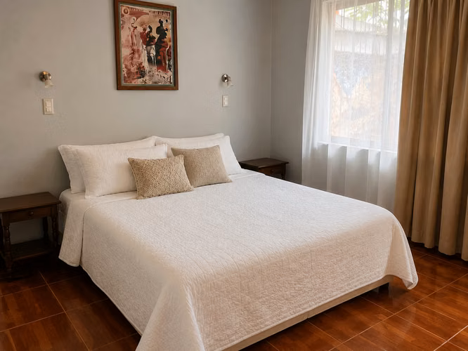 Habitaciones para 1, 2, 3 y 4 Personas.
