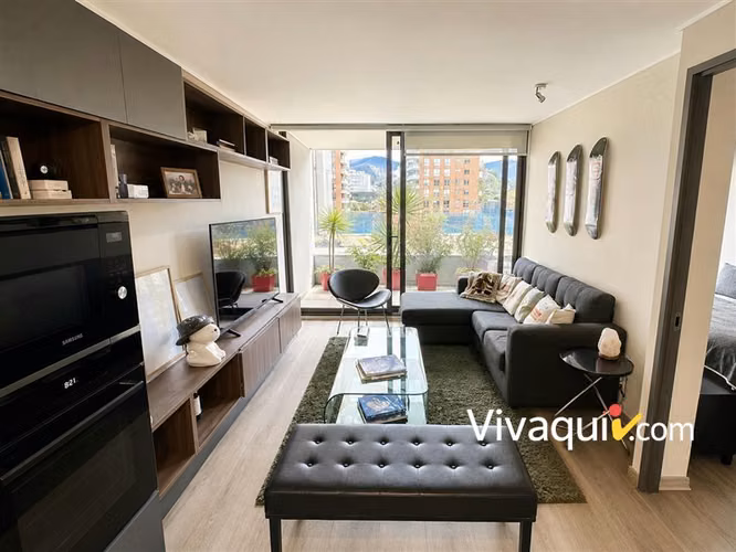 Departamento en venta de 1 dorm. con gran terraza