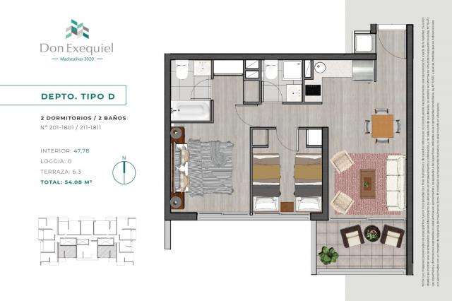 Departamento en venta de 2 dorm. en Macul - Imagen 11