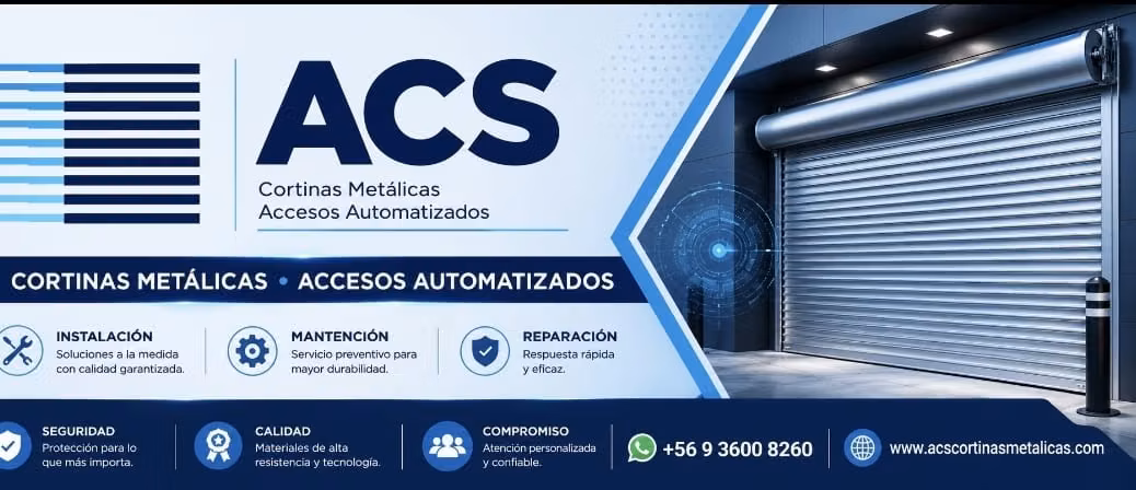 ACS Cortinas Metálicas Accesos Automatizados