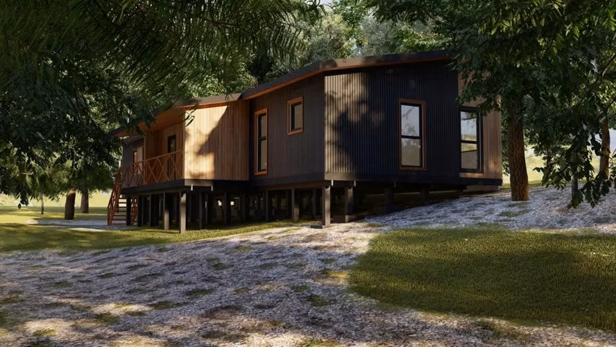 Moderna y acogedora casa nueva rodeada de bosque de boldos!