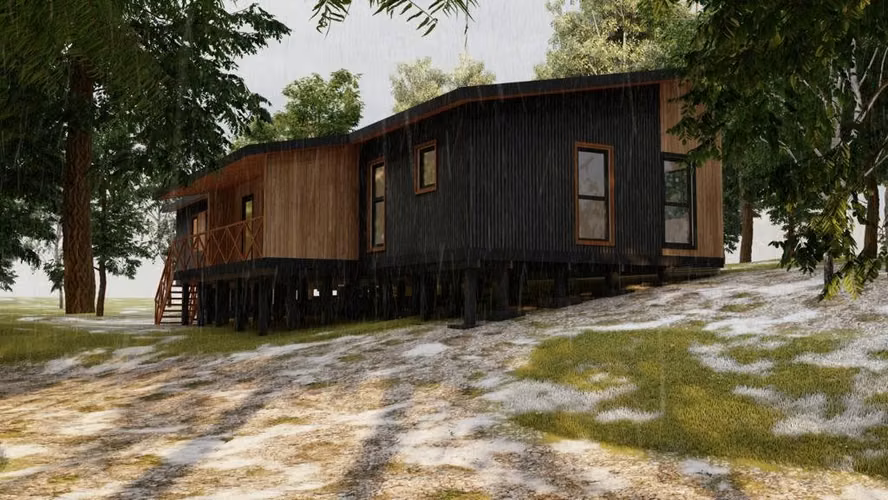 Moderna y acogedora casa nueva rodeada de bosque de boldos! - Imagen 3