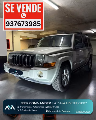 JEEP COMMANDER L 4.7 4X4 LIMITED