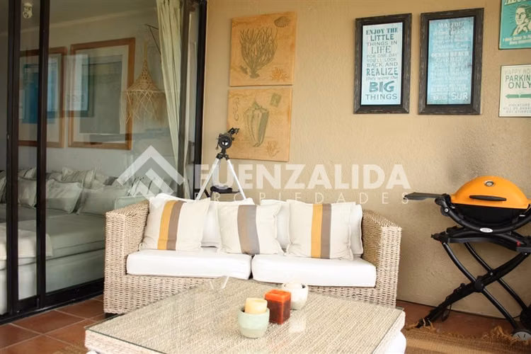 Departamento amoblado en venta de 3 dorm. en Santo Domingo