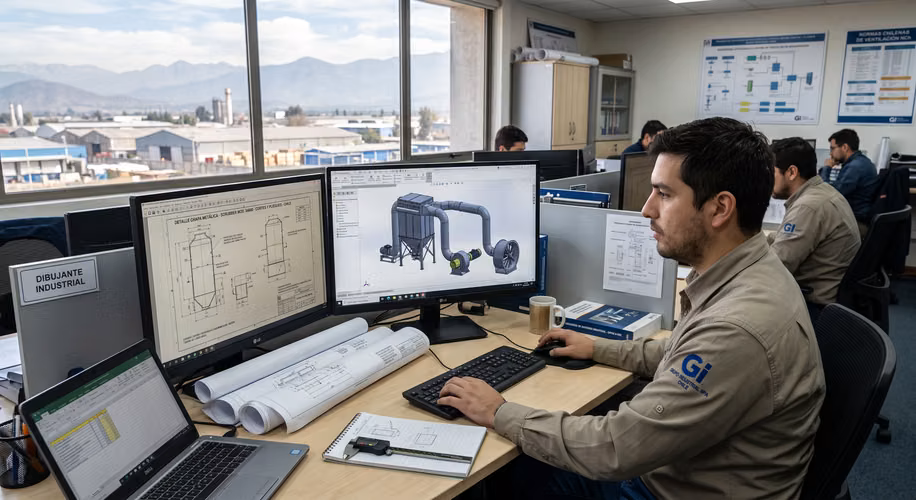 Busco dibujante industrial - para ventilación - con experiencia