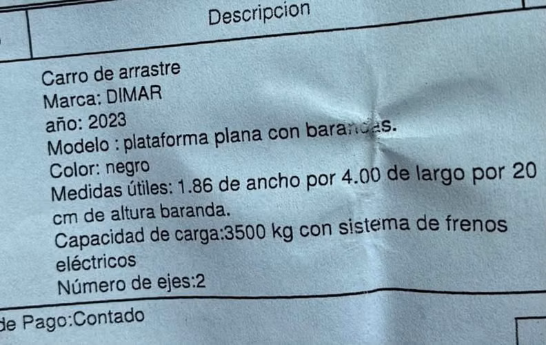 Carro de arrastre