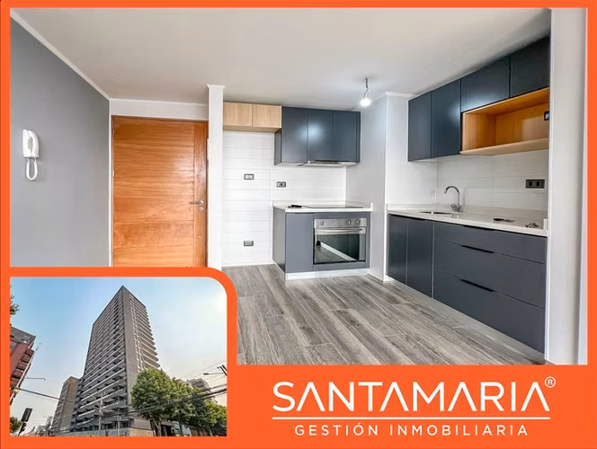 Arriendo Dpto. 2 Dorm con Estac en Chacabuco, Concepción.