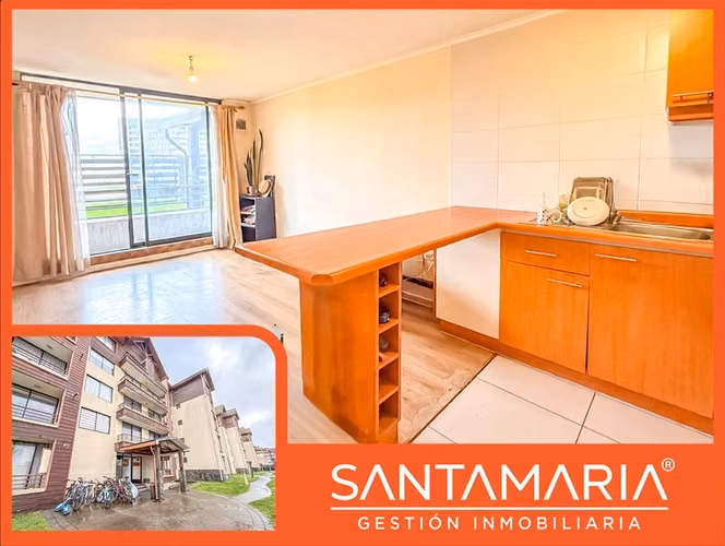 Departamento en venta de 1 dorm. en Brisa del Sol,Talcahuano