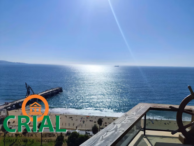 Depto. 1° Línea 2D2B1E1B Amoblado, Av. San Martín, Viña del Mar