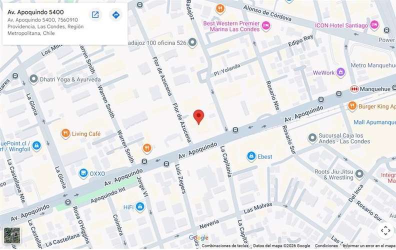 Arriendo OFICINA en Edificio Apoquindo 5400 en Las Condes - Imagen 5