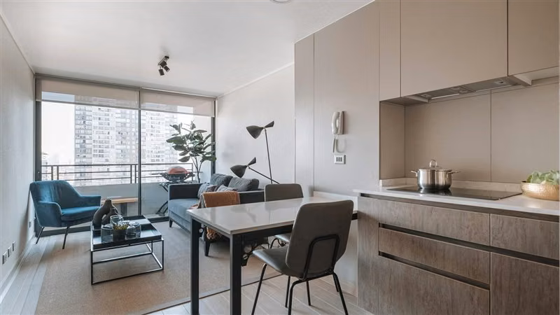 Departamento en venta de 1 dorm. en Ñuñoa
