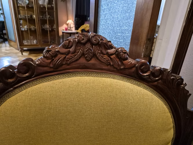vendo sillon 3 cuerpos de castaño