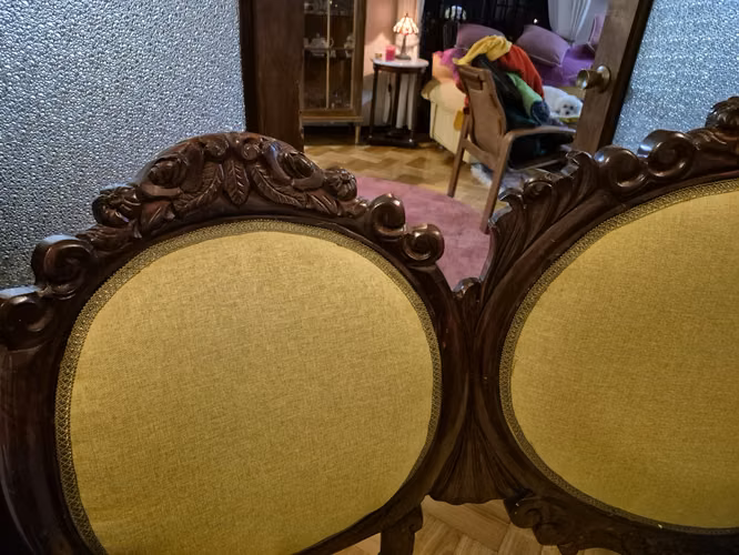 vendo sillon 3 cuerpos de castaño