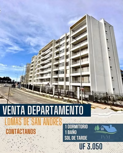 SE VENDE DEPARTAMENTO EN LOMAS DE SAN ANDRÉS, CONCEPCIÓN