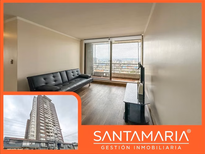 Arriendo Dpto. 3 Dorm con Estac en calle Rengo, Concepción